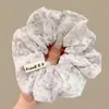 Laço de Cabelo de Renda Doce, Scrunchie de Luxo Estilo Coreano, Laço de Cabelo Extra-Grande para Coque, Corda de Cabelo para Rabo de Cavalo, Acessório de Cabelo