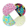 Gorro de Natación Poliamida Multicolor Opcional Mayor Elasticidad Adultos Niños Universal Hombres y Mujeres Cabello Largo Protección para los Oídos Tela Gorro de Natación