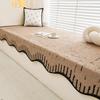 Alfombrilla de terciopelo medio para mirador, Alfombrilla especial de alta gama para mirador de dormitorio principal, Alfombrilla para mirador de balcón, Universal para todas las estaciones, Lavable a máquina