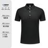 230g 70 algodón de fibra larga de tres cabos color liso cuello solapa manga corta camisa polo personalizada ropa de trabajo para personal de empresa bordado