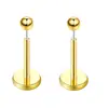 Conjunto de Brincos de Aço Inoxidável Mais Vendido da Amazon, Piercings de Lábio com Zircônia, Brincos de Luxo Leve, Conjunto de Brincos, Venda Direta Atacado de Fábrica