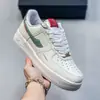 Tênis FAI Air Force One Cogumelo Pequeno Original Puro com Solado Grosso Masculino e Feminino Confortável Antiderrapante Sapatos Casuais Tendência da Moda para Casais