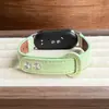 Adecuado para la Correa del Reloj Xiaomi Mi Band 11, Estilo Delgado Bloque de Color con Hebilla Doble, Correa de Repuesto de Cuero para Xiaomi 9/8 Nfc