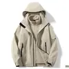Chaqueta de Estándar Nacional para Hombres y Mujeres, Chaqueta de Plumas Tres en Uno, Conjunto Desmontable de Dos Piezas, Chaqueta a Prueba de Viento e Impermeable, Ropa de Trabajo Personalizada