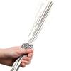 Brochetas Redondas de Acero Inoxidable para Barbacoa Herramientas para Kebab de Cordero Juego Completo Agujas para Barbacoa Suministros para Kebab Brochetas de Hierro Brochetas Planas Accesorios