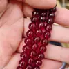 Cor cristal transparente 4~8mm contas redondas lisas faça você mesmo pulseira brincos grampo de cabelo flor material atacado