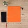 Bolsa de nylon com cordão para acabamento de roupas, bolsa de armazenamento, cordão de poliéster, atacado de fábrica