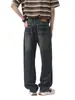 Roupas Masculinas Fengshe / Lançamento Primavera e Outono 2026 Jeans Masculino High Street Americano Retro Solto Reta Longa