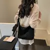 Bolsa Grande de Moda e Simples para Mulheres 2026 Nova Bolsa de Ombro Transversal Casual para o Dia a Dia Bolsa Tote Macia Bolsa Dumpling