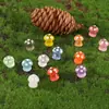 Resina de Colores Pequeño Hongo Accesorios para Joyería DIY Decoración de Micro Paisajes Dibujos Animados Pequeños Adornos Venta al por Mayor