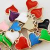 Moda gotejamento de óleo amor faça você mesmo acessórios de joias de plástico pulseira material para capa de celular pingente fabricante fonte