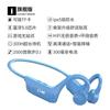 Modelos populares no entran en el oído conducción ósea inalámbrico Bluetooth tapón para auriculares tarjeta de memoria deportes impermeable IOS Android venta al por mayor de fábrica