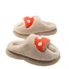 Pisar mierda se siente como pantuflas de algodón para mujer, nuevo estilo otoño e invierno 2026, para interior del hogar, suela gruesa, antideslizante, forro de felpa, pantuflas de algodón cálidas para hombre