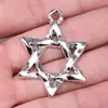 45x38mm 6,6g Multicor DIY Liga Acessórios para Joias Pingente de Estrela de Seis Pontas