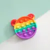 Monedero de silicona con forma de roedor explosivo pionero, con forma de fruta de dibujos animados, para descompresión, con música, para colgar y llevar como bolsa de juguete de descompresión.