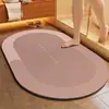 Tapete Absorvente de Lama de Diatomáceas Simples e Novo para Travessia de Fronteira Banheiro Porta de Banheiro Antiderrapante Secagem Rápida Tapete para Pés Tapete de Entrada Pronto para Venda