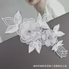 Vestido de Verano Ligero y Transpirable con Bordado de Flores Estereoscópicas y Encaje Estilo Francés para Mujer Chaoxian Piezas de Flores Estereoscópicas Bordadas