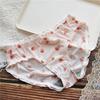 Kawaii # Lindo y Cómodo Cubre Cadera Estampado Dibujos Animados Frutas Seda de Hielo Cintura Baja Ropa Interior para Mujer