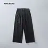 Sem devolução [preço especial ultrabaixo de liquidação limitada] Calças casuais retas soltas masculinas APO primavera e verão