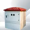 Casa de pozo prefabricada de fibra de vidrio, casa de pozo inteligente integrada moldeada para riego agrícola, con puertas dobles o simples y control remoto