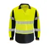 Ropa reflectante plateada brillante, camiseta reflectante, chaleco de seguridad, para sitios de construcción, guardia nocturna, seguridad contra incendios y asistencia a la conducción; uniforme de seguridad para la construcción