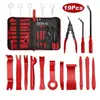 Kit de Desmontagem de Áudio de Carro com 19 Peças Ferramenta de Desmontagem de Painel Central de Carro em Nylon 11 Peças para Desmontagem de Painel de Porta