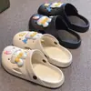 Zuecos cerrados para mujer para uso en casa, pantuflas de verano antideslizantes para baño, de suela suave, ligeros, se pueden usar afuera, pantuflas para hombre
