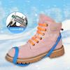 Crampones de cinco dientes en forma de calabaza de AliExpress, artefacto especial anticaída para nieve de Snow Town, superficie de hielo, antideslizante, cubierta de zapatos con clavos de acero, venta al por mayor.