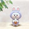 Rn039 Conejo de Dibujos Animados y Sanrio Muñeca de Plástico Blando Llavero Colgante Juguete Hecho a Mano DIY Accesorios Juguete Hecho a Mano Creativo