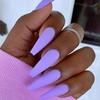 Parche para uñas postizas de ballet, color sólido, brillante, esmerilado, súper largo, de comercio exterior, parche para uñas, parche para uñas impermeable y extraíble