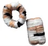 Fofa Tiara de Orelha de Gato de Pelúcia Feminina Super Fofa Tridimensional Headband para Lavar o Rosto Pulseira de Punho Manga Anti-Umidade Acessórios de Cabelo Yiwu