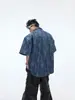 Camisa retrô masculina de verão 2025, estilo Hong Kong, estudante, solta, pequena, design interessante, nova, blusa masculina, agasalho
