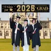 Banner de tela de fondo para graduados transfronterizos nuevo 2025 banner de graduación tela colgante temporada de graduación copla temporada de graduación bandera colorida horizontal