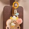 Bubble Mart Original Série Hug Série Sorvete Fofo Alça de Celular Chaveiro Pingente de Bolsa para Mulheres Charms Fofos