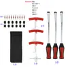 Conjunto multifuncional de pé de cabra para carro, acessórios para pneus de motocicleta, colher de pneu, ferramenta de remoção de pneu, pé de cabra plano, ferramenta de reparo