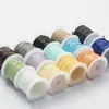 Cuerda de Cera 1mm Cordón de Cuero Pulsera Hilo Rollo Pequeño Cuerda de Cera 1mm Para Bisutería No Elástica Resistente al Desgaste Material para Accesorios de Joyería Paquete
