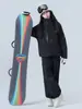 Conjunto de Traje de Esquí para Mujeres y Hombres, Impermeable para Snowboard, Engrosado, Costuras Completamente Selladas, Traje de Nieve Profesional Conjunto de Parte Superior y Pantalones 3L