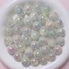 Cuentas de resina de ojo de gato de imitación, chapadas en color UV de alta calidad, de 16 mm, para bricolaje, cadena para teléfono móvil, llavero, accesorios de joyería