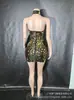 Vestido de tirantes sexy estilo lente, superventas transfronterizo, atuendo para fiesta de cumpleaños, discoteca, escenario Gogo