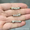 Nuezas Cuentas Espaciadoras Universales para Ejes de Cobre con Estrella y Luna Coco Accesorios para Juguetes DIY DIY