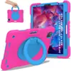 Funda Protectora de Silicona Anticaídas para iPad Infantil Adecuada para Tableta Apple Pro de 11 pulgadas Correa Pulsera Soporte Giratorio Aire