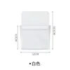 Bolsa de Almacenamiento Magnética para Refrigerador Estante de Almacenamiento para Puerta Lateral de Refrigerador Caja de Almacenamiento Magnética sin Taladro para Artículos Pequeños Artefacto de Organización