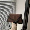 Bolso Cuadrado Pequeño Estampado de Leopardo de Gama Alta Moda Otoño 2026 Elegante Versátil Simple Casual Bolso de Hombro Cruzado