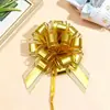 Transfronteiriço 50# grande fosco metálico tridimensional flor bola decoração de carro de casamento presentes de feriado de Natal fita de flor