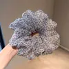 Goma de pelo estilo perezoso, Accesorio de pelo coreano extragrande, Goma de pelo de alta gama para niñas, Cuerda para el pelo, Banda elástica para el pelo, Accesorio para el pelo