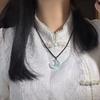 Collar de luna de hada linda nicho estilo similar de Tiktok novias colgante creciente cadena clavícula mujer