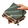 Cuaderno A5 Estilo Retro de Piel Suave con Correas, Bloc de Notas de Piel de Oveja, Cuaderno para Reuniones de Trabajo de Oficina, Personalización Empresarial