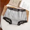 Boxer para Mujer 100% Algodón Cintura Media Estilo Nuevo 2025 Sin Costuras Tipo 100% Algodón Refuerzo Antibacteriano Calzoncillos Boxer Pequeños