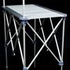 Mesa Promocional Plegable Personalizada Puesto Callejero Móvil Aleación de Aluminio Malla Soporte de Exhibición Mesa de Inscripción Supermercado Venta al por Mayor Plegable