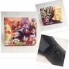 Série de anime japonesa Dragon Ball curto PU couro duas dobras carteira de estudante carteira Dragon Ball bolsa de moedas